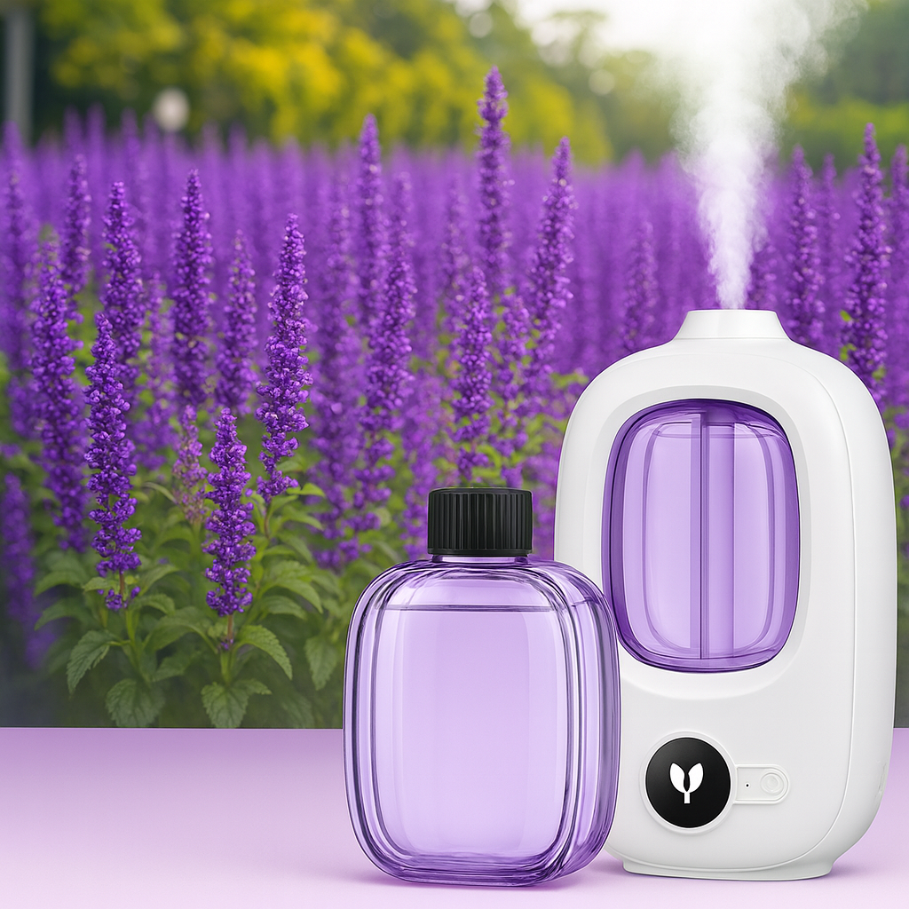 Diffuseur automatique d’huiles essentielles (huiles vendues séparément)