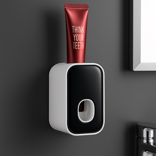 Support de brosses à dents avec presse dentifrice intégré