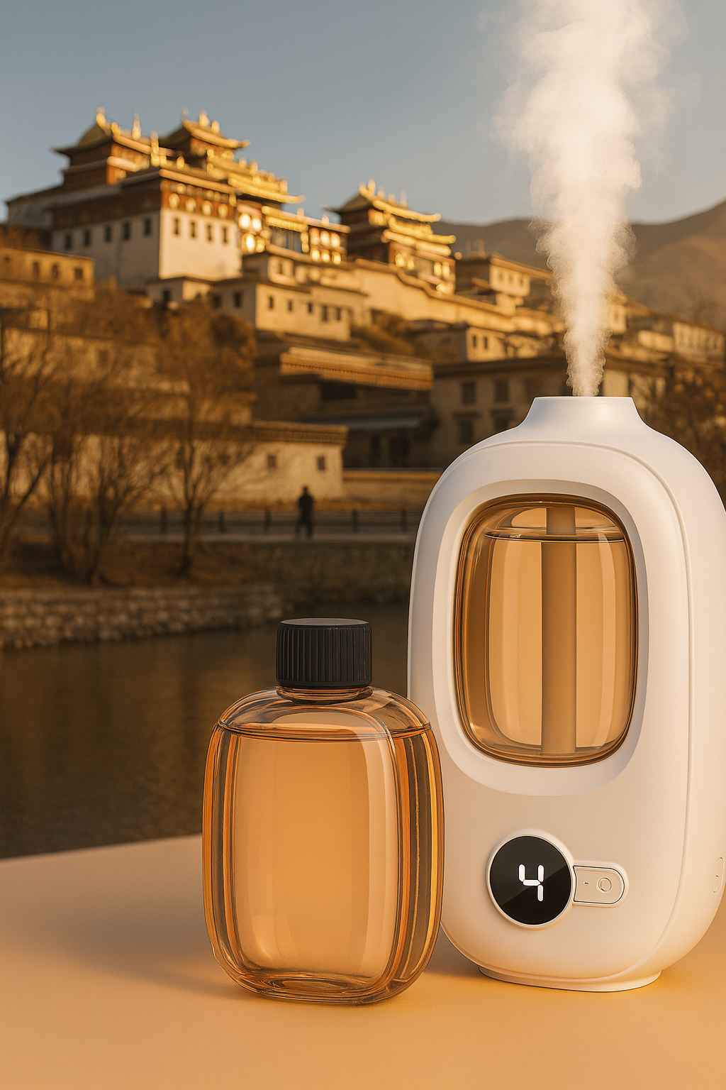 Diffuseur automatique d’huiles essentielles (huiles vendues séparément)